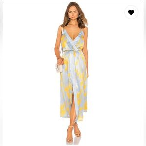 House of Harlow 1960 × REVOLVE Mareena Dress in Blue Feather